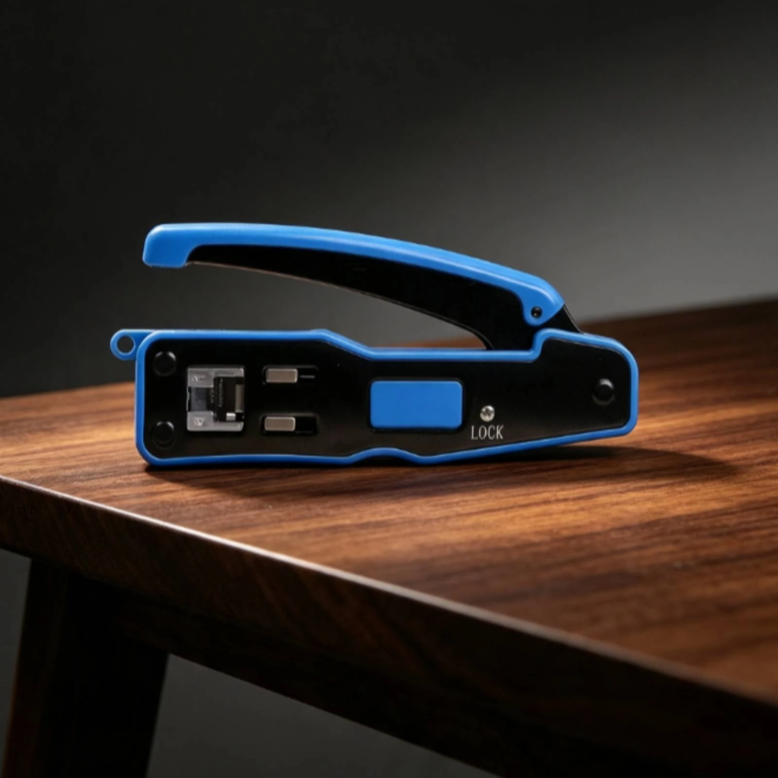 RJ45 Pass Through Crimp Tool Compact Pass Through Crimper RJ45 Crimping Tool Professional Wire Stripper Heavy-Duty
