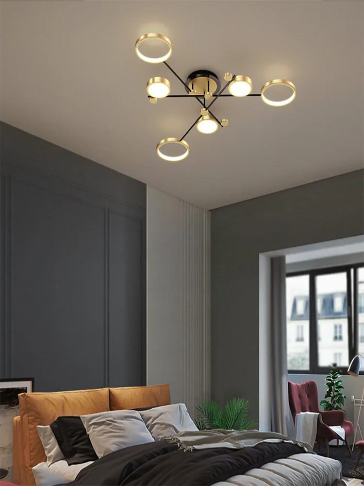 New Modern LED Chandelier Lighting For Living Room Bedroom Gold Ceiling hanging lamp Indoor Fixture Light Lustres ceiling light