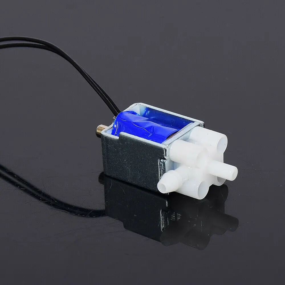 DC 5V 6V 2-Position 3-Way Micro Mini Electric Solenoid Valve Small Gas Air Flow Control Pump Monitor