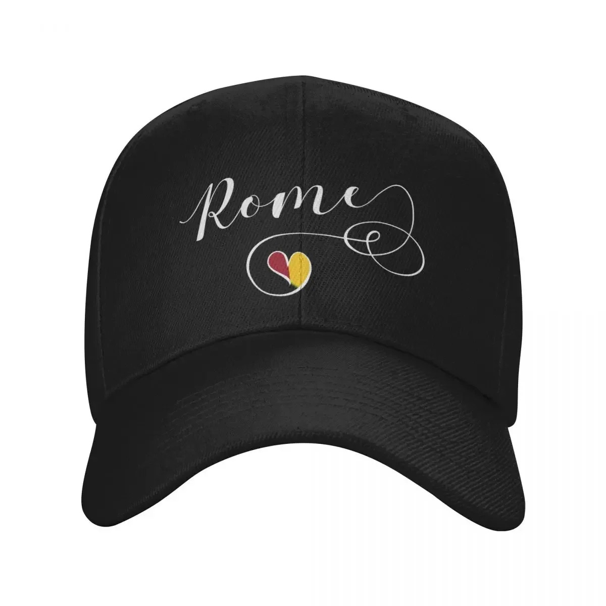 Rome Heart, Rome Flag, Roma, I Love Rome, Italy Baseball Cap Fishing cap Fashion Beach Caps Male Women's