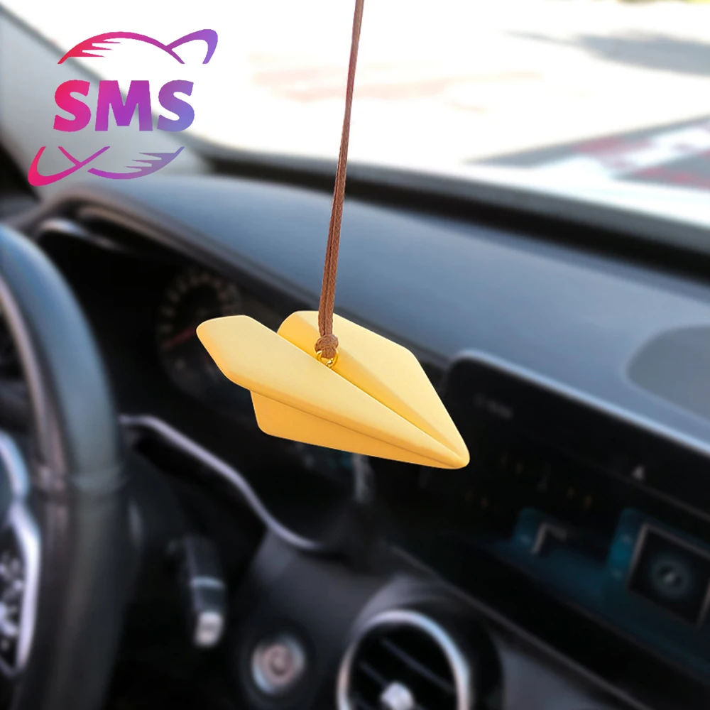 

Car pendant, gypsum paper airplane pendant ornament, rearview mirror decoration, automobile and spare parts