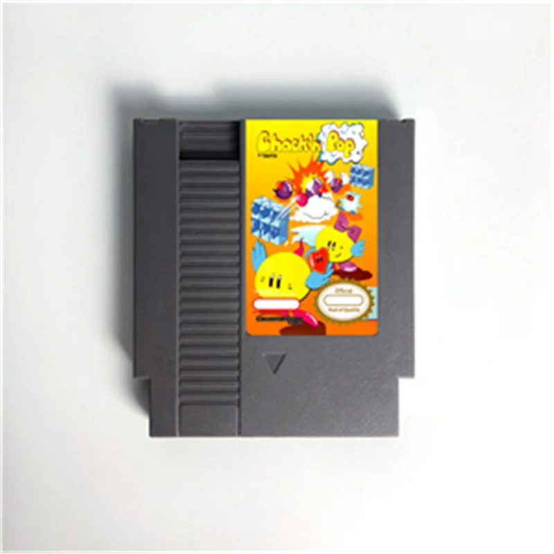 Carro de juego Chack 'n Pop para consola NES de 72 pines
