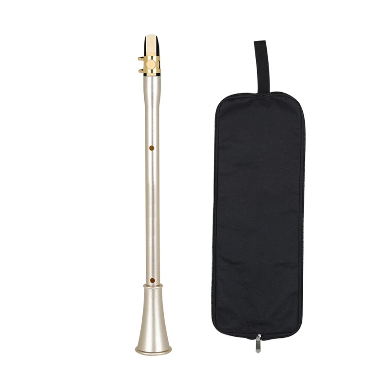 Mini Pocket Saxophone ABS Resin Portable Simple Small Size Saxophone Pocket Sax for Outdoor Performances Easy to Carry