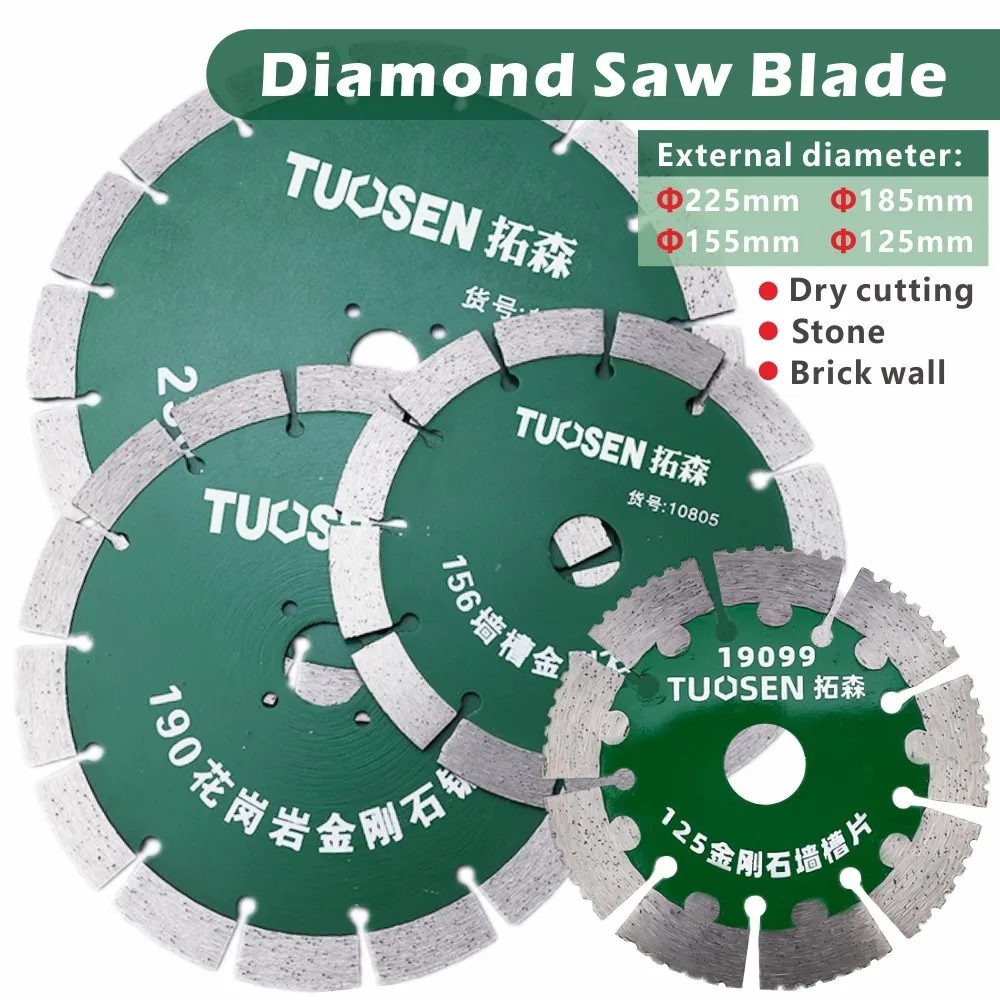 

Ultra-thin Dry Diamond Saw Blade Thin Disc Granite Marble Disc Porcelain Tile Ceramic Blades Cutting Tool 125/155/185/225mm