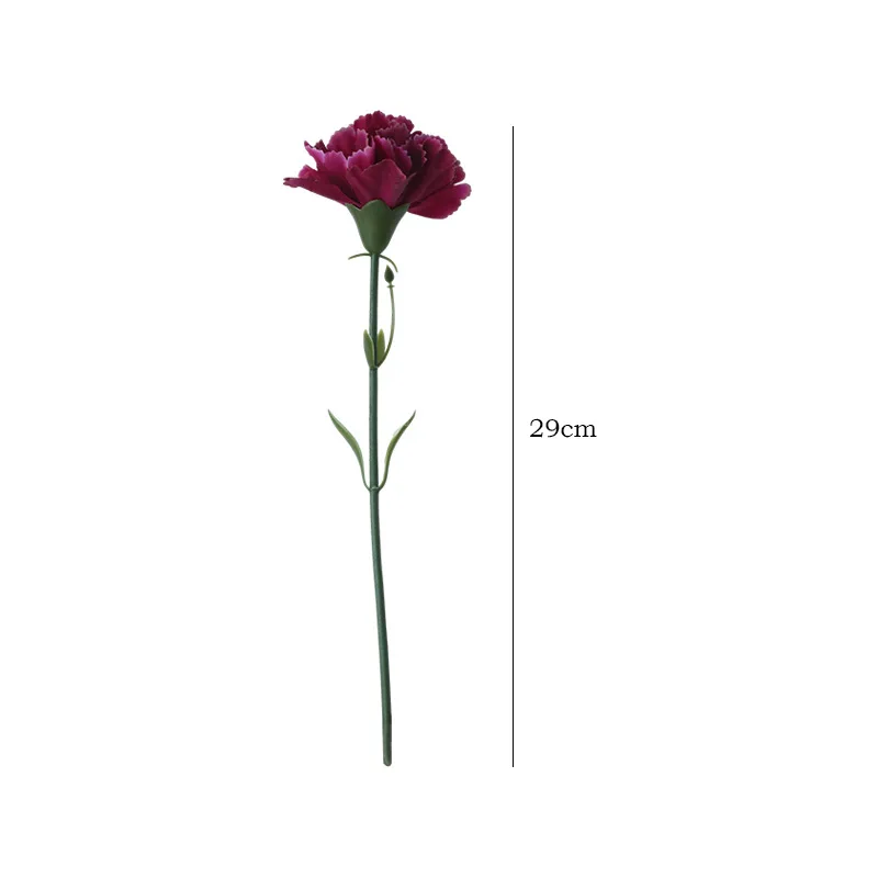 30 Stück/Set Künstliche Blumen, Nelken, Muttertagsgeschenk, Blumenstrauß, Seidenblumen für Heimdekoration, Nelken für Hochzeit, Party, Blumendekoration – Detail 2