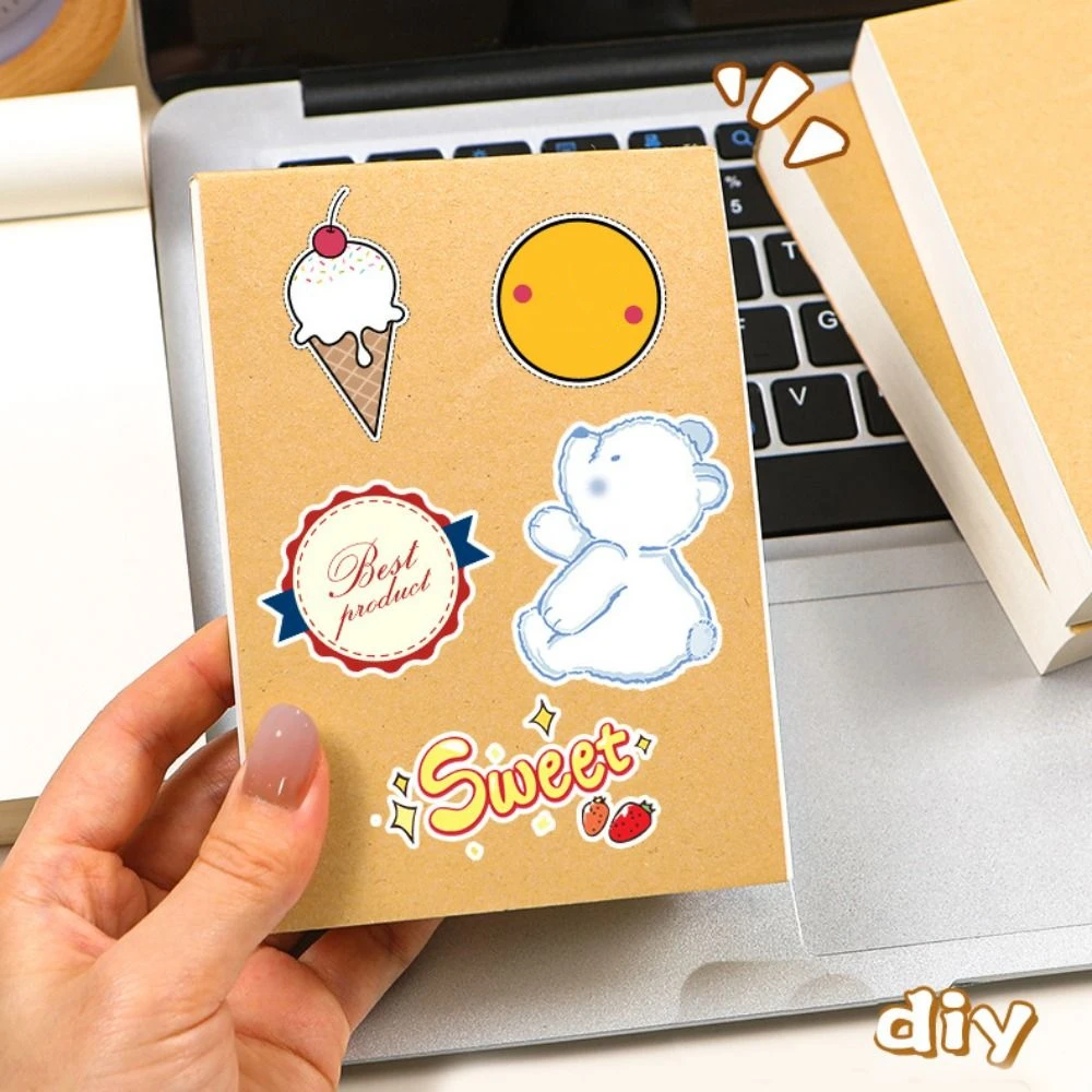 A6 Blank Draft Notebook 252Sheets Easy to Tear off DIY Office Notebook Stationery Message Paper Writing Notepad Office