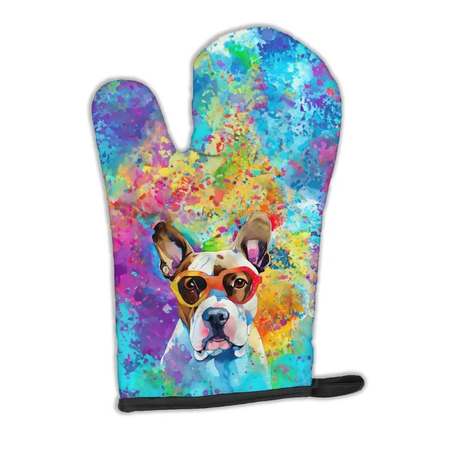 

Boxer Hippie Dawg Oven Mitt Heat Resistant Thick Oven Mitt for Hot Pans and Oven Kitchen Mitt Protect Hands Cooking Baking Glov