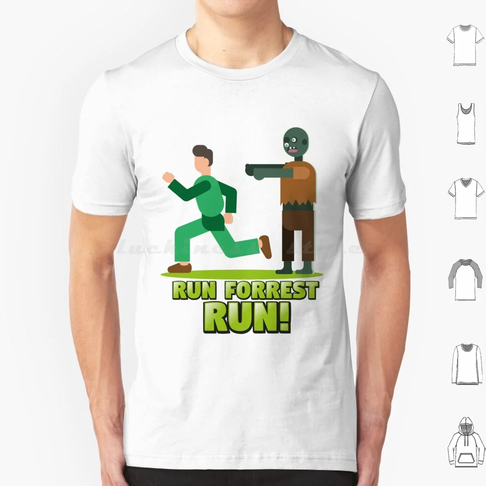 Run Forrest Run! T Shirt 6xl Cotton Cool Tee Run Forrest Run Forrest Gump Forrest Run Movie Gump Tom Hanks Funny Running Film
