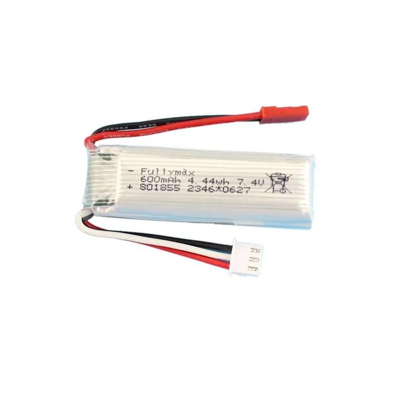 7.4V 600MAh Battery for XK A280 RC Airplane Spare Parts Accessories