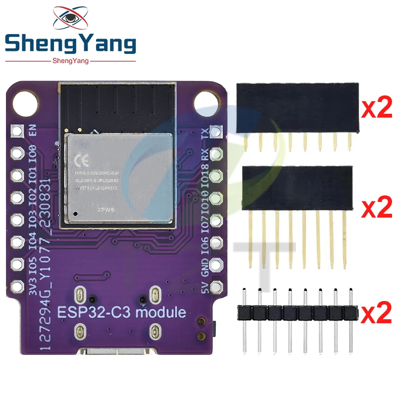 TZT ESP32-C3 Wemos D1 Mini ESP8266 ESP32  ESP32-C3-MINI-1-N4 Serial WIFI+Bluetooth CH340G ESP8684 Development Board For Arduino