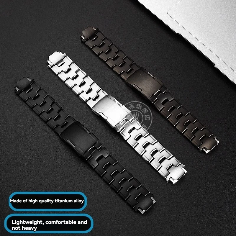 For Tissot Racing Series Strap Bicycle Race Special Edition T111.417A T111.417 Titanium Stainless Steel Watch Band Chain Men