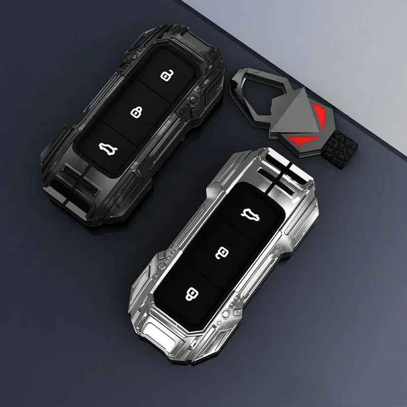 Zinc Alloy Car Key Case For Leading Ideal Lixiang L7 L8 L9 ONE 2022 2023 Li Auto Smart Remote Holder Cover Shell Accessories