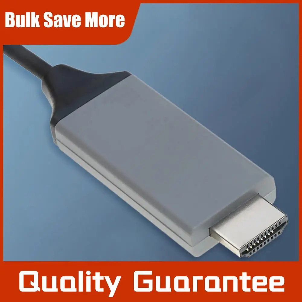 USB C To HDMI-compatible Cable USB-C Type C To HDMI-compatible HDTV TV Cable 6.6FT 10 Gbps for MacBook Pro/Air for iPad Pro 2020