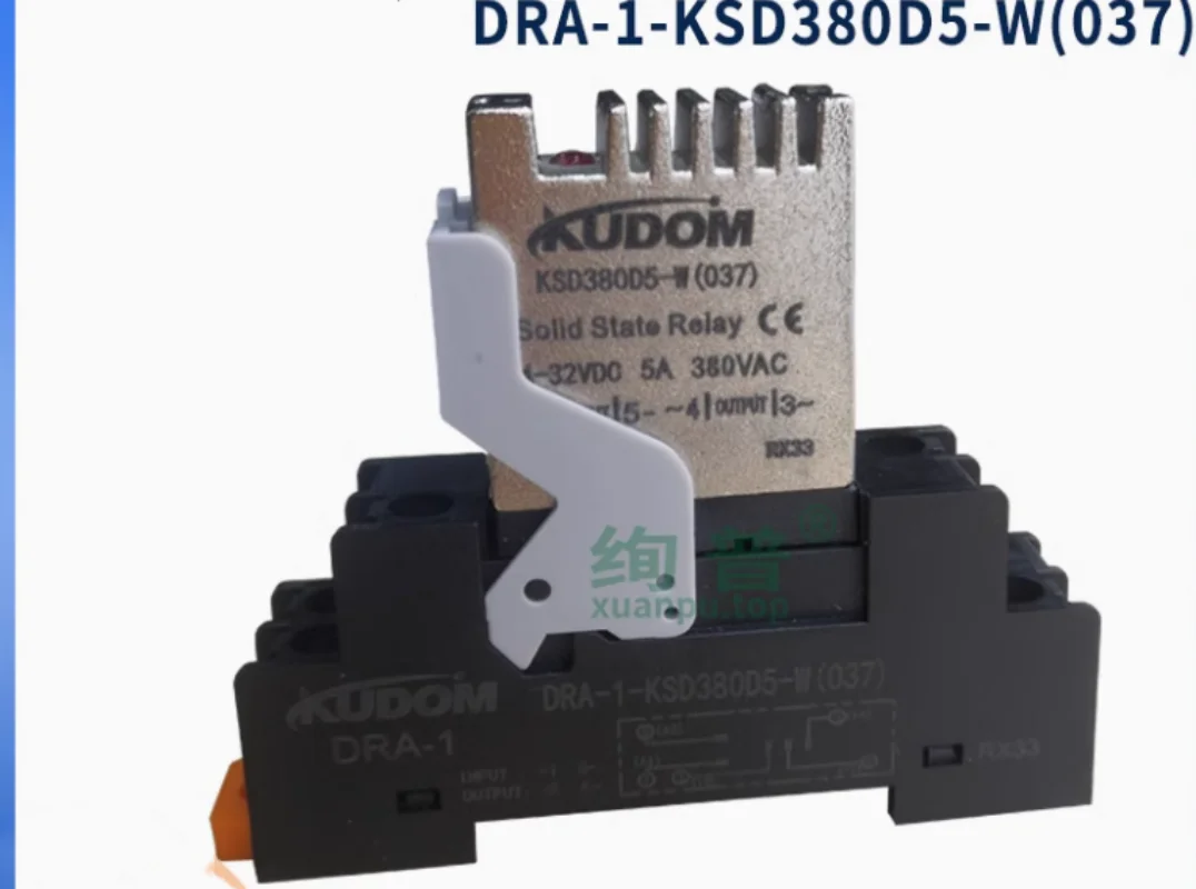 2pcs DRA-1- KSD380D5-W(037) 4-32VDC Solid state relay