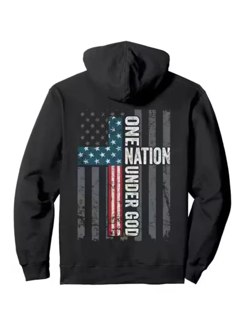 قطعة واحدة من سترة بغطاء للرأس للرجال - بلوفر كاجوال، سويت شيرت شتوي دافئ مريح مناسب للطقس البارد، سترة بغطاء للرأس