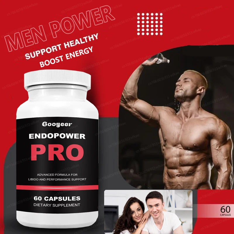 

60-300Pills Men Power Boost Energy Capsules Vitamin C for Energy Focus and Men Health