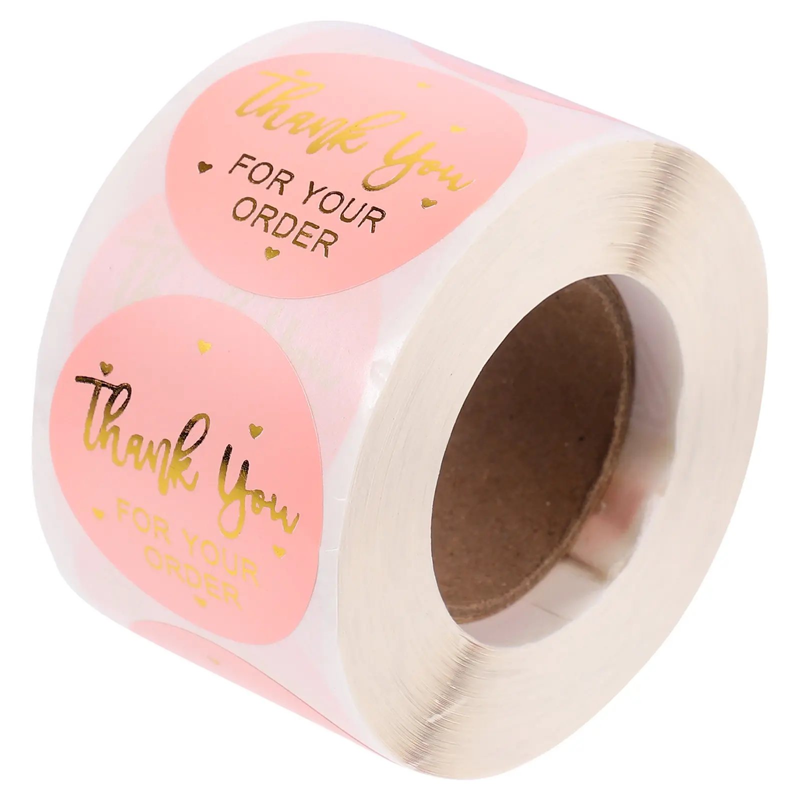 

500Pcs Thank You Gift Stickers for Packaging Decoration - Business Label Decals for Retail Bakery Shipping Supplies