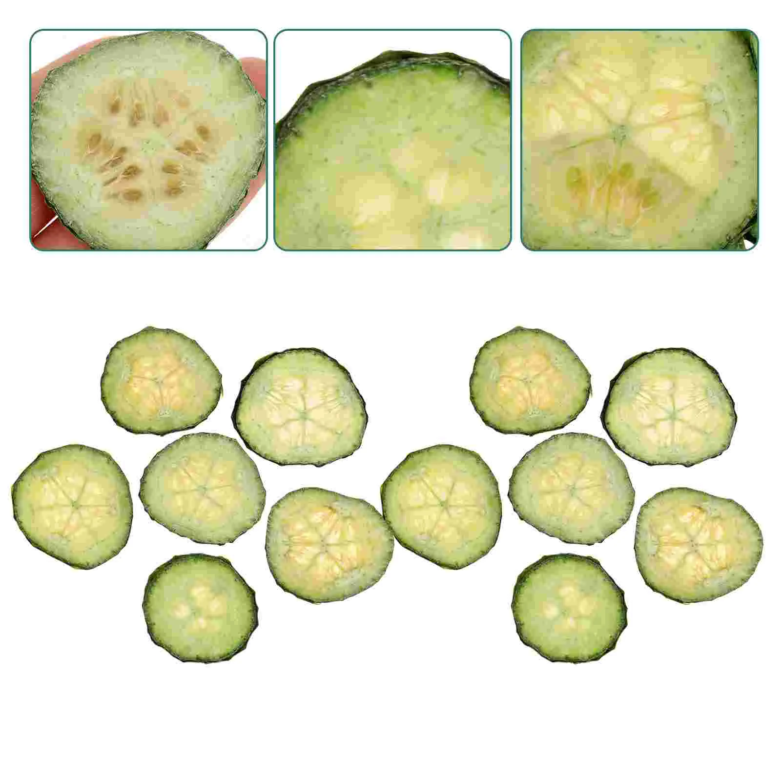 12 Pcs Okra Specimen Material Beads Dried for Phone Case Pressed Resin Plant Office Crafts