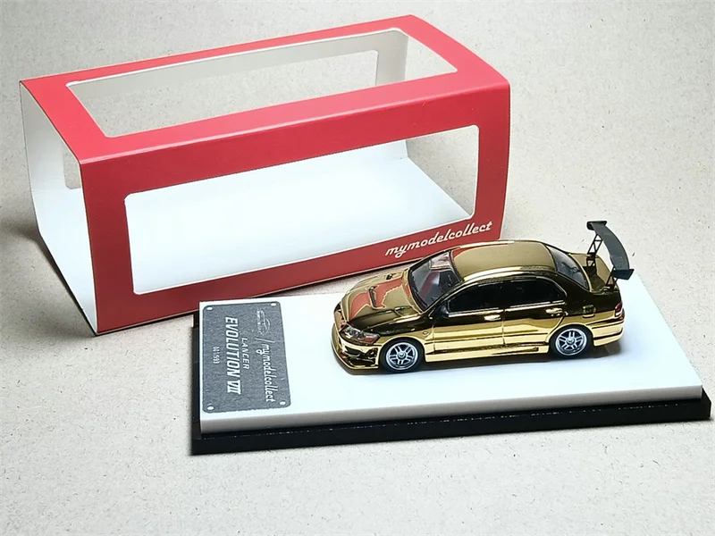 **Pre-Order** Model Collect MC 1:64 CIVIC EG6 / Evolution EVO VII Chrome Gold Diecast Model Car