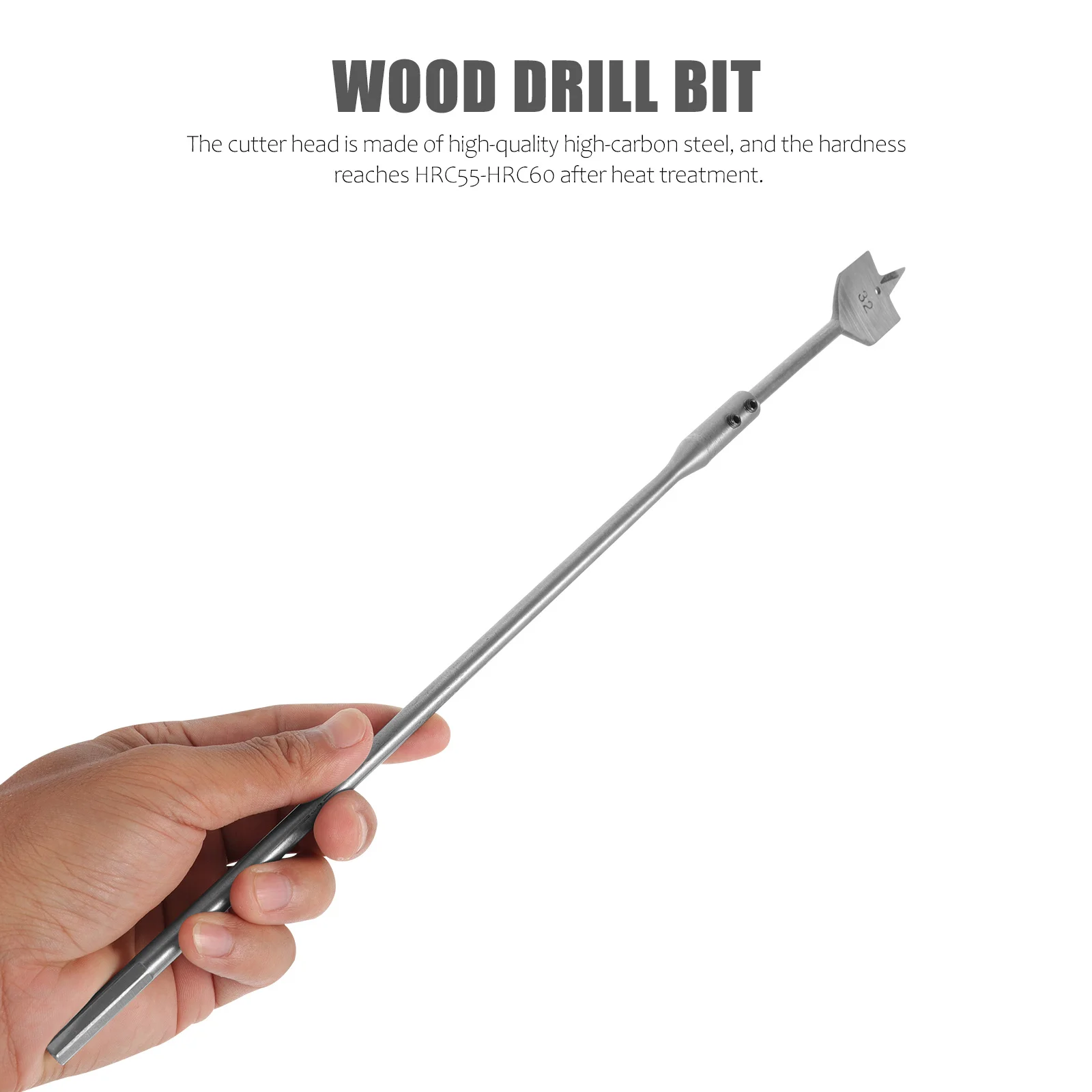 

10Pcs Woodworking Drill Bit Set Flat Boring 3 Blades Hole Opener for Wood Plastic Plywood Industrial Hinge Installation