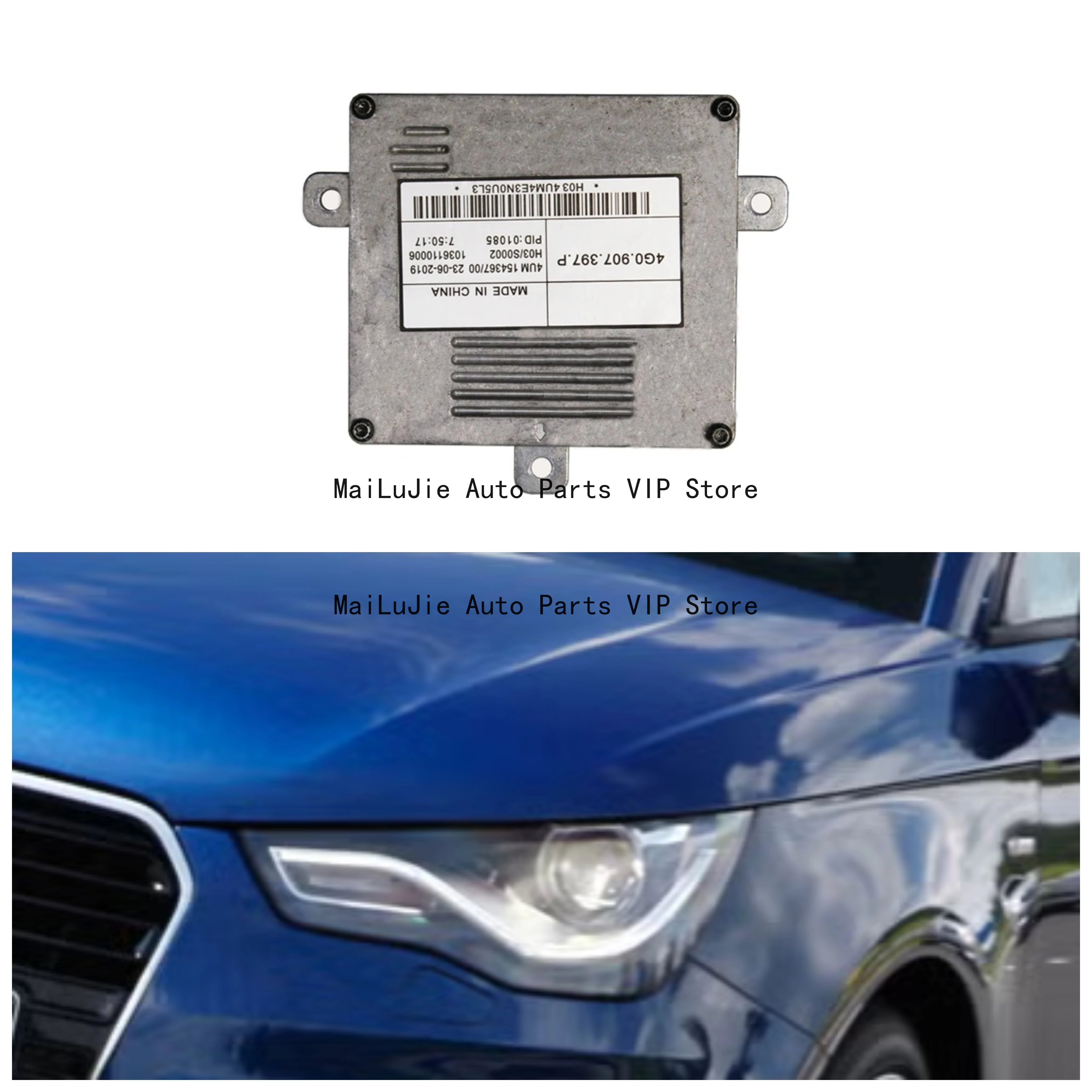 

For 2008-2011 Audi A1 A3 A6 Q3 Q5 Volkswagen Touran Seat Skoda LED Headlight Control Unit DRL Module Car Accessories 4G0907397P