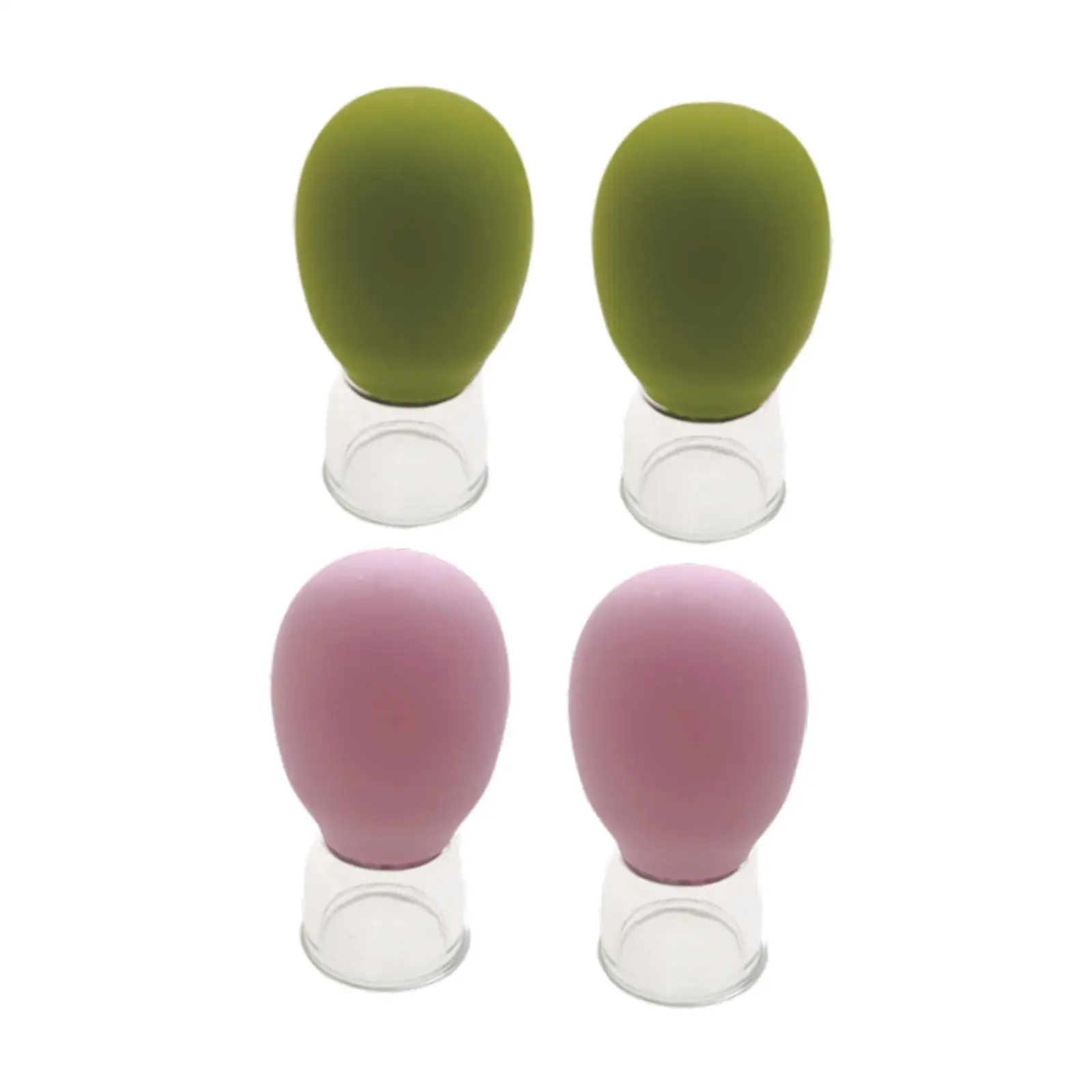 

4x Facial Cupping Set Vacuum Suction Daily Use Portable Massage Cupping Cups