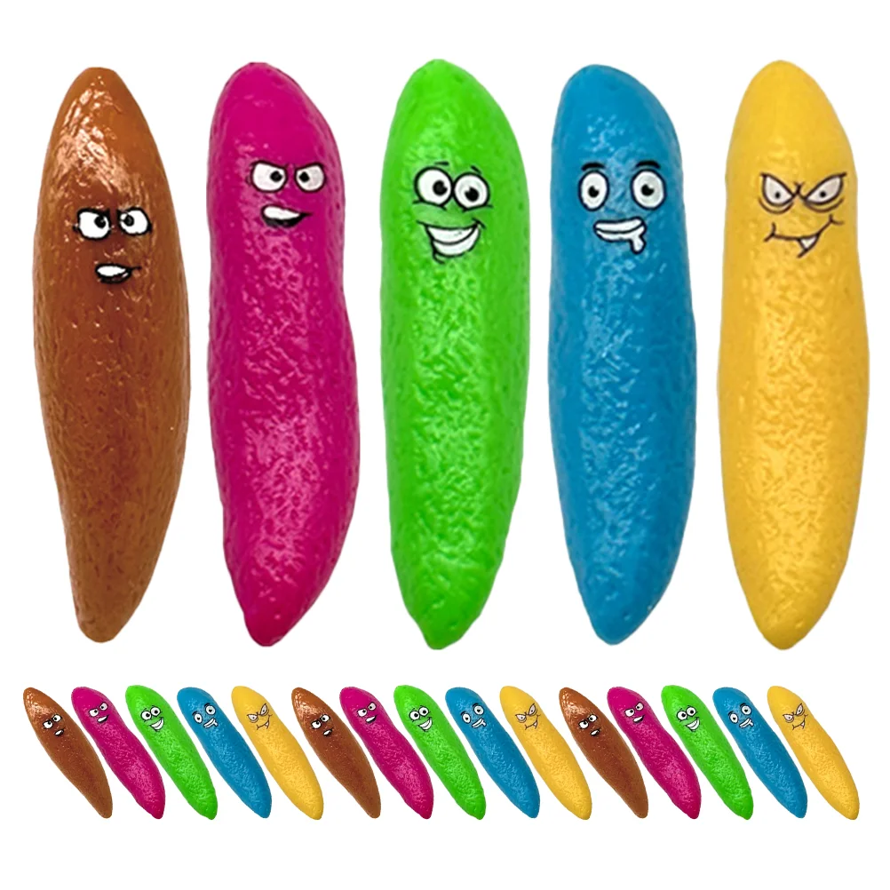 20 Pcs Poop Toy Stretchy Toys Finger Fake Launch Wear-resistant Party Playthings for