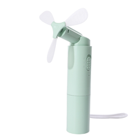A13G-Handheld Mini Fan Portable Rechargeable 3000mAh USB Battery Powered 22+ Runtime Small Hand Held Fan Light Green