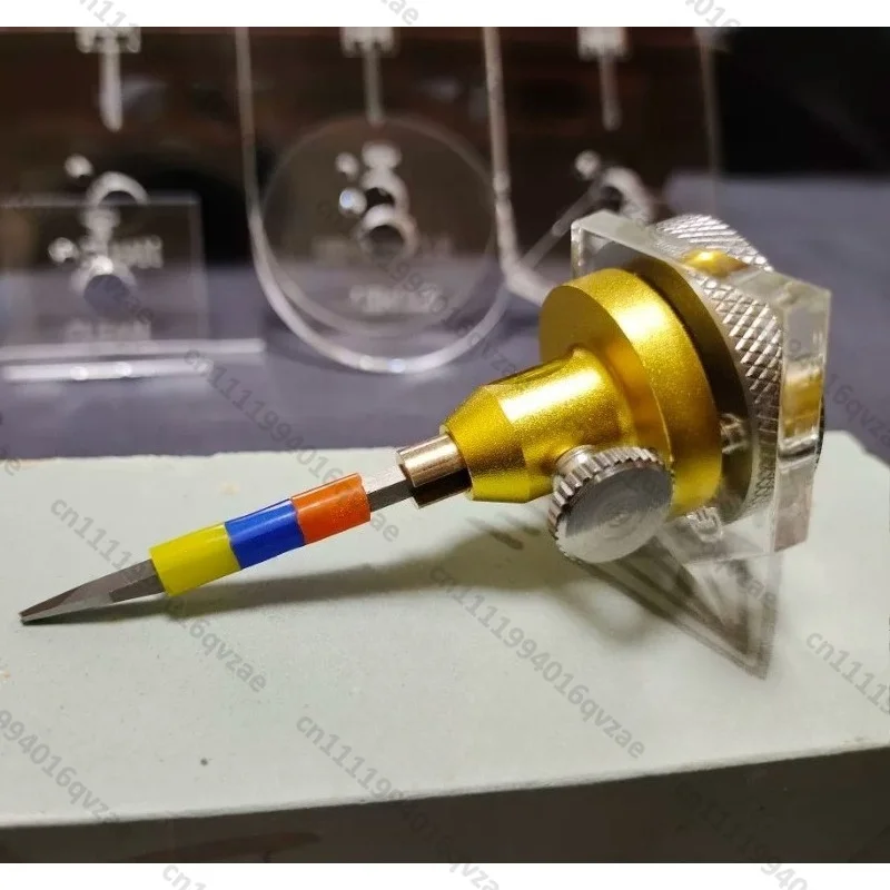 Carved Gold Sharpening Plate/pneumatic Push Knife/Carved Gold Pneumatic Carving Knife