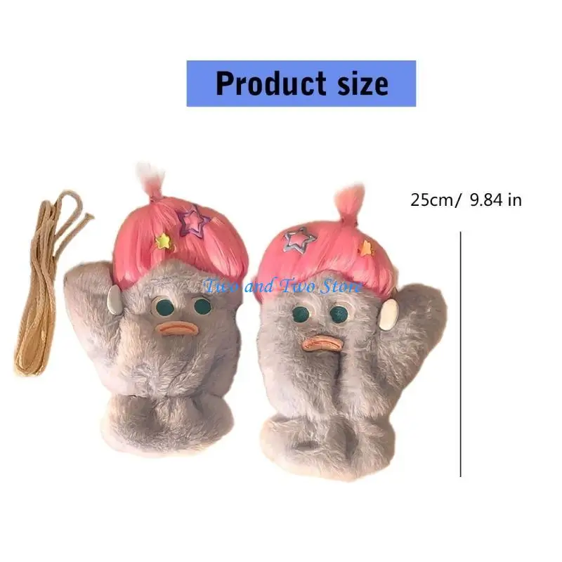 قفازات الشتاء الدافئة HX6F للجنسين، قفازات أصابع كاملة، قفازات حرارية أنيقة للمراهقين #6