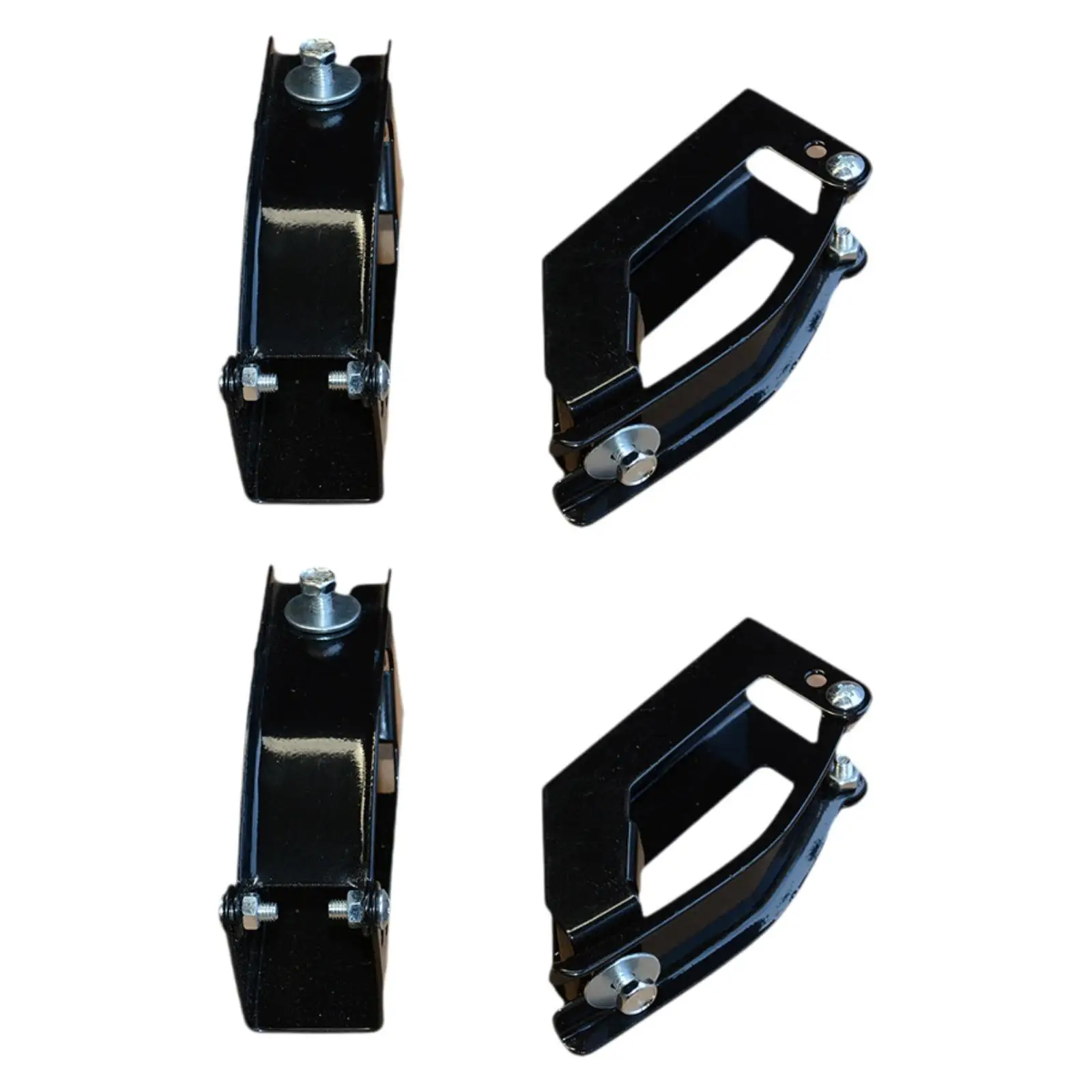 4x barra transversal final instalar montar suporte de luz nevoeiro fácil instalação para utv atv caminhão suporte de luz acessório rack de teto luz clipe