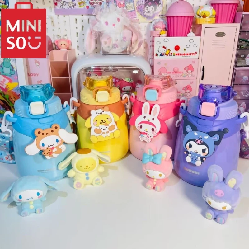 

В наличии Miniso Sanrio большой живот тонна двойная изоляционная чашка для напитков 1100 мл подарок