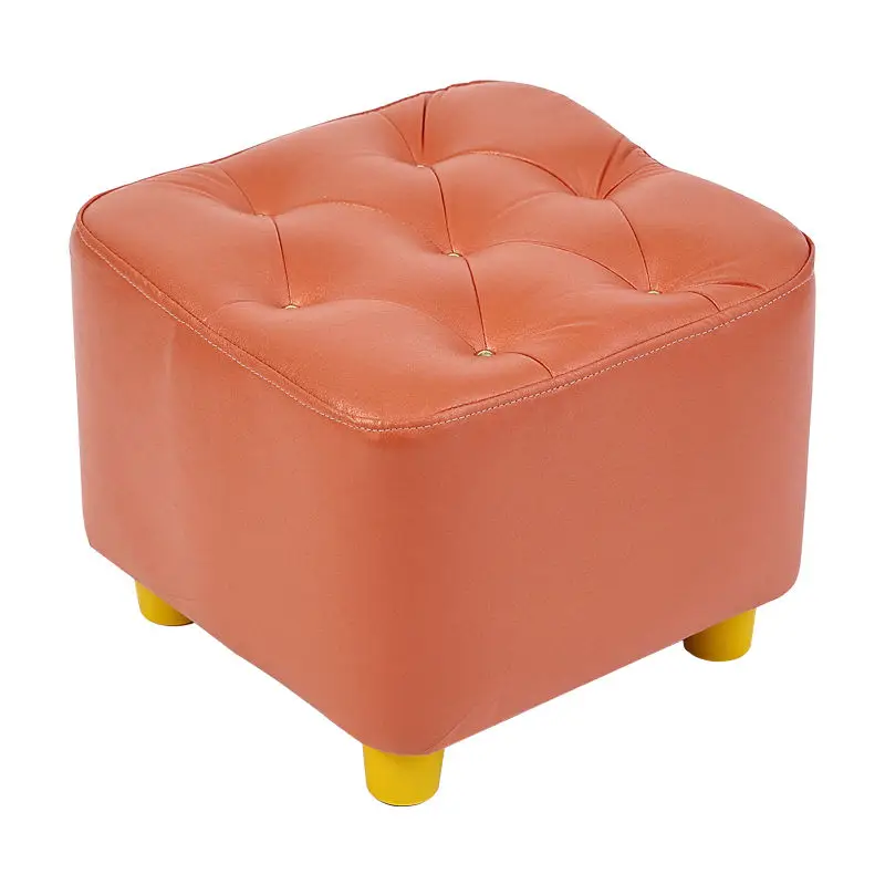 Technologia taboret domowy meble do salonu stolik kawowy stołek z litego drewna niski stołek stołek na buty Sofa taboret kwadratowy Ottomans