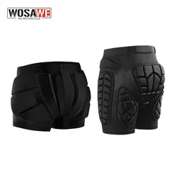 WOSAWE Outdoor Man Ski Skateboarding Shorts Land Racing Leggings  Shorts Cycling Hip Pads for Men Sports Riding Equipment