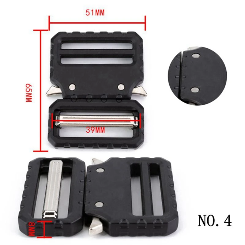 25/32/38/50/52mm Taktische Gürtelschnalle Schnellverschluss Zubehör Metall-Verschluss für Herrengürtel Taschen Ersatzschnalle DIY Gürtel Tasche
