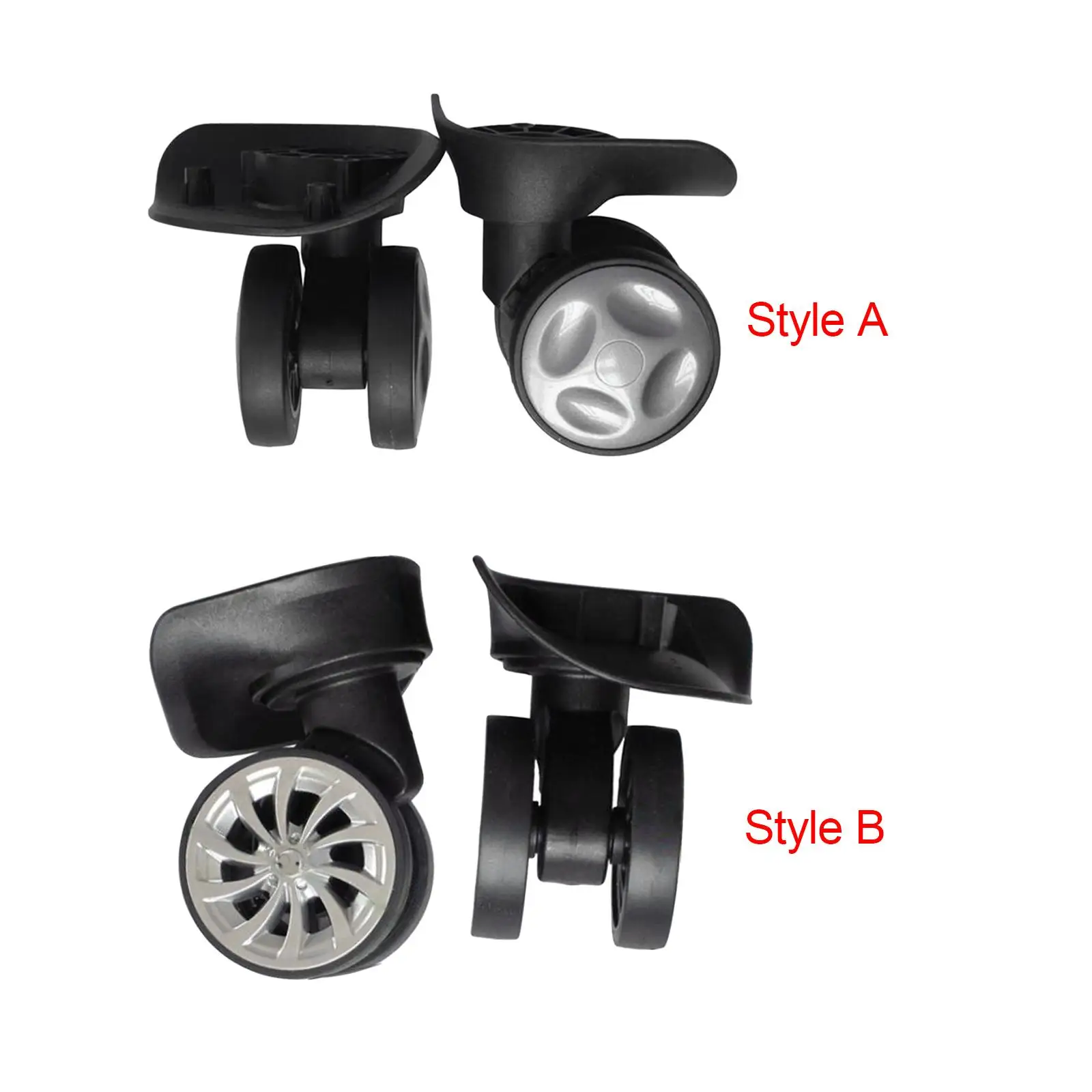 

Set of 1 Pair Luggage Wheels with Swivel Functionality for Travel