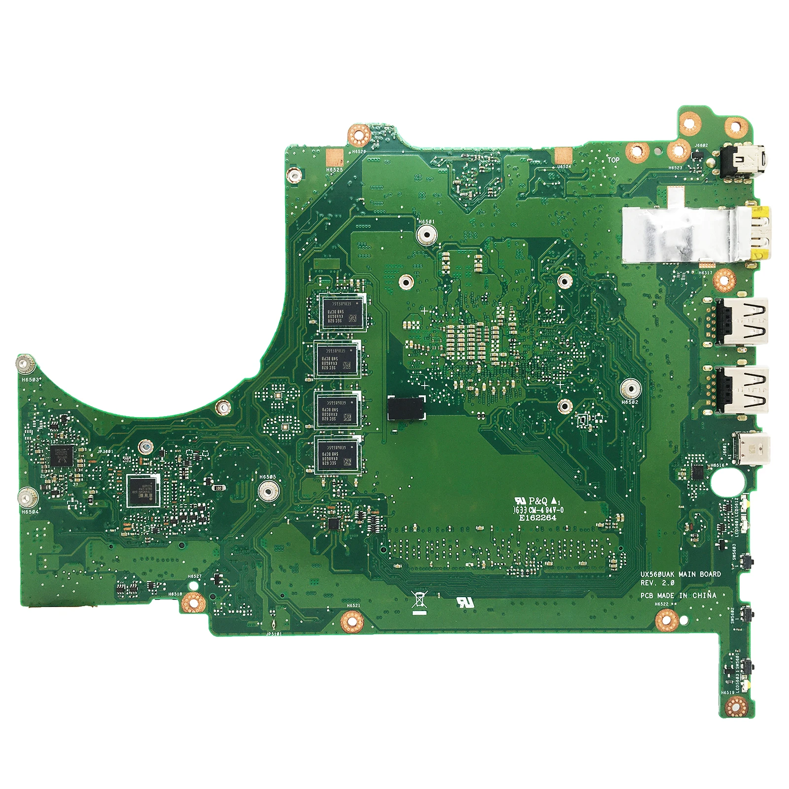 KEFU Q504UAK Mainboard Q504UA Q504U UX560UAK UX560UA UX560U Laptop Motherboard I3 I5 I7 7th/6th Gen 8GB-RAM UMA MAIN BOARD