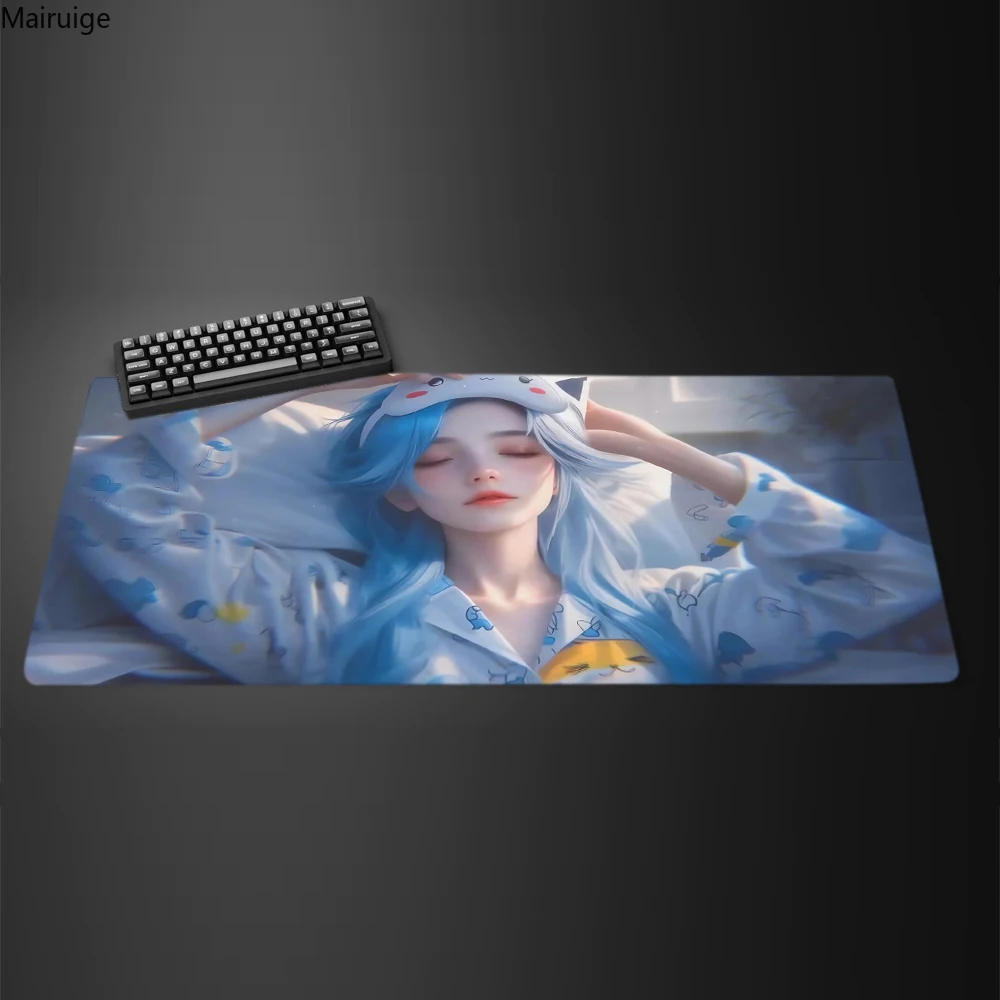 Large Jinx Mouse Pad Pc Gamer League of Legends Cabinet Keyboard Desk mat Cartoon Arcane Gaming Accessories Computer Mousepad