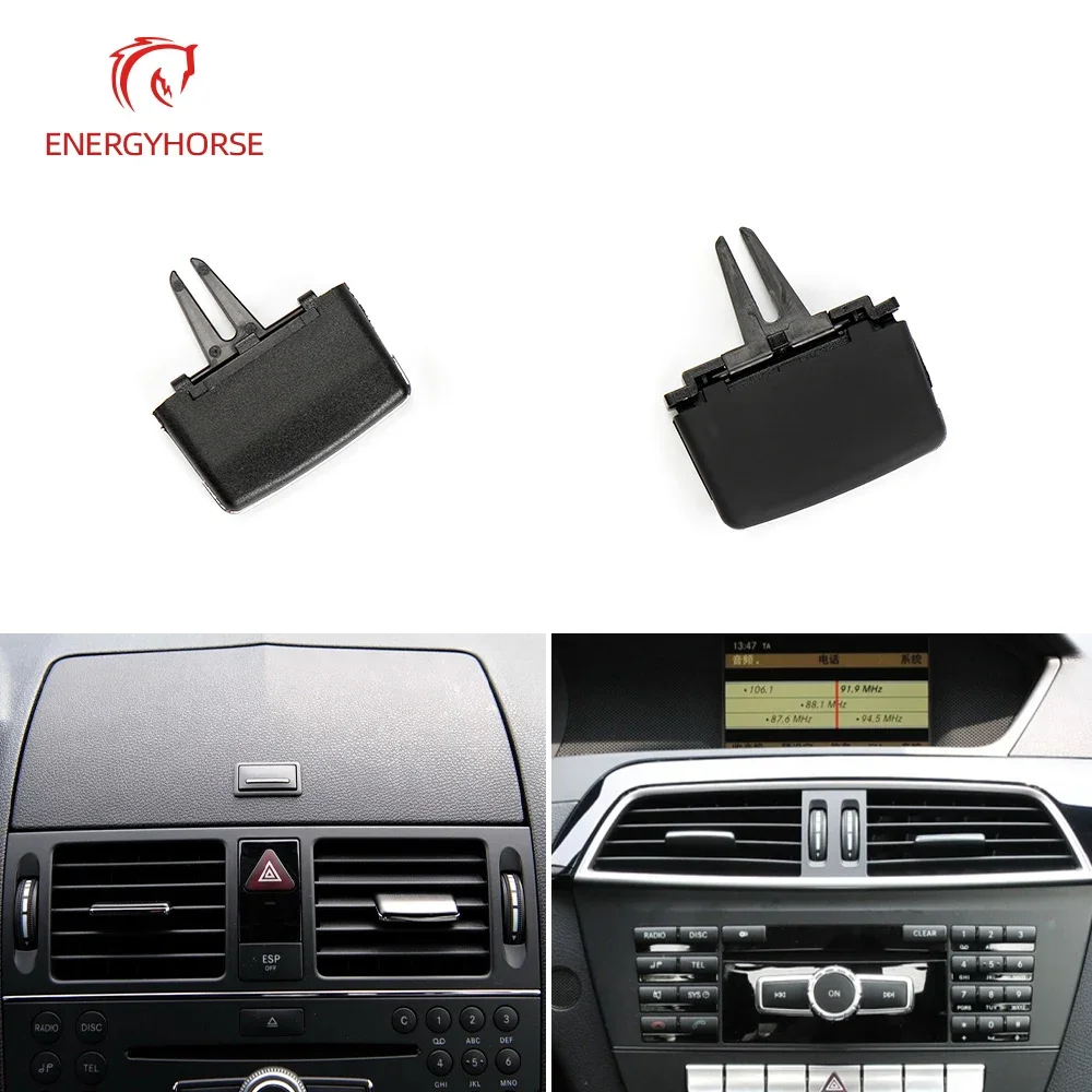 For Mercedes W204 X204 Car Front Air Conditioning AC Vent Grille Clip Slider For Benz C GLK Class C180 C200 GLK300 2007-2015