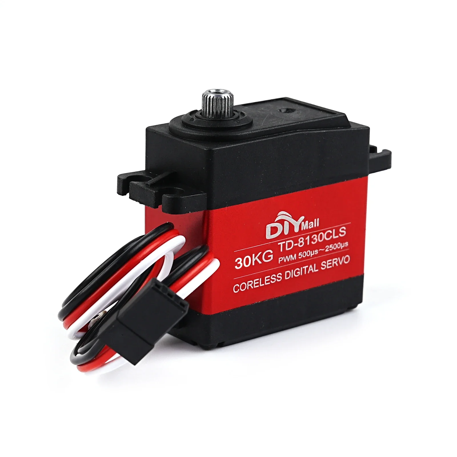 TD-8130CLS 30kg High Torque Digital Servo HV Coreless Motor Metal Gear Waterproof RC Steering Servo for 1/8 1/10 RC Car Robot