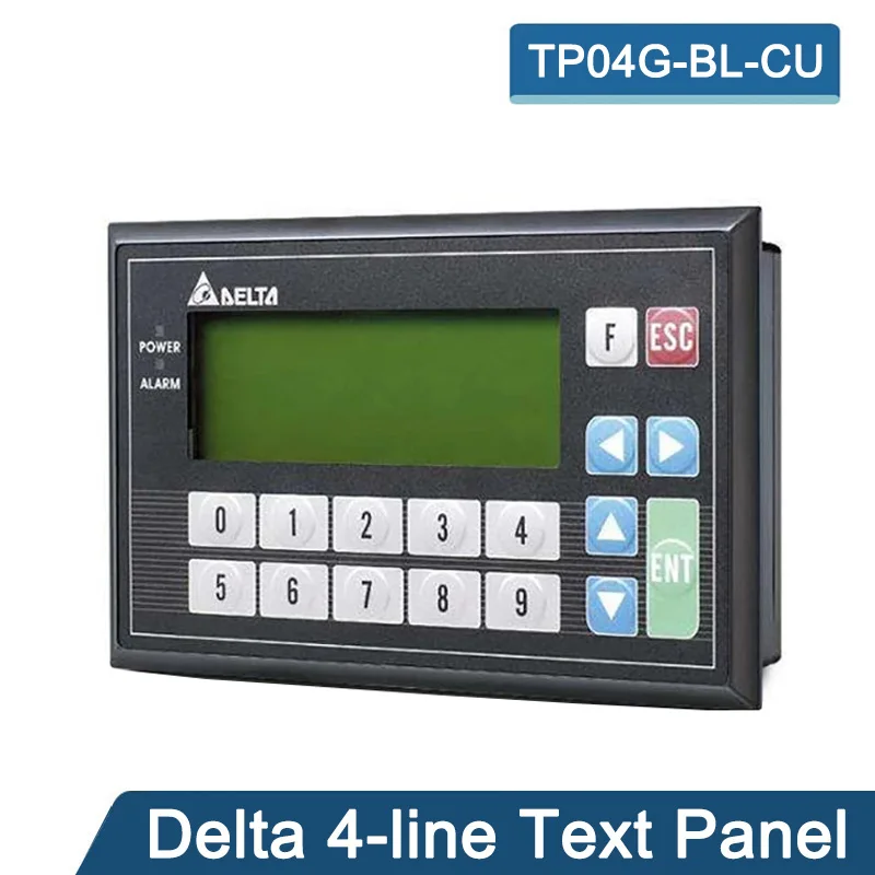 

Original Delta 4-line TP04G-BL-CU Text Panel display Delta HMI 4.1 inch