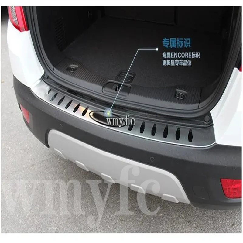 Per buick encore 2013-2015 piastra paraurti posteriore accessori davanzale paraurti in acciaio inossidabile di alta qualità car-styling