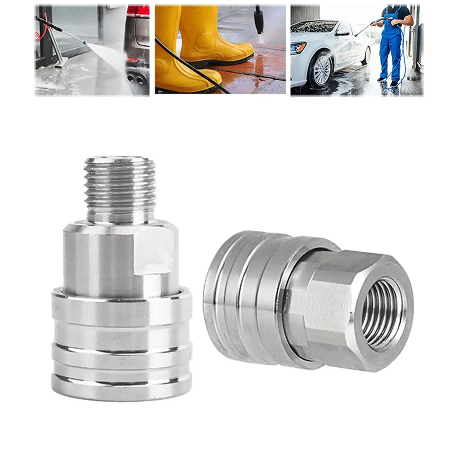 

4000PSI Pressure Washer Nozzle Spray Tip Replacement Pressure Washer Tip 1/4inch