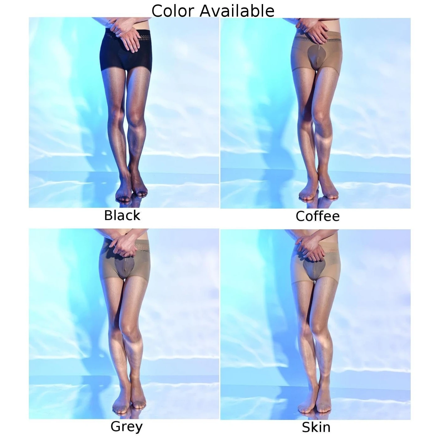 パンティー下着男性ブリーフスタイリッシュで快適な男性のオイル光沢のあるパンスト超薄型薄手のストッキングタイツ