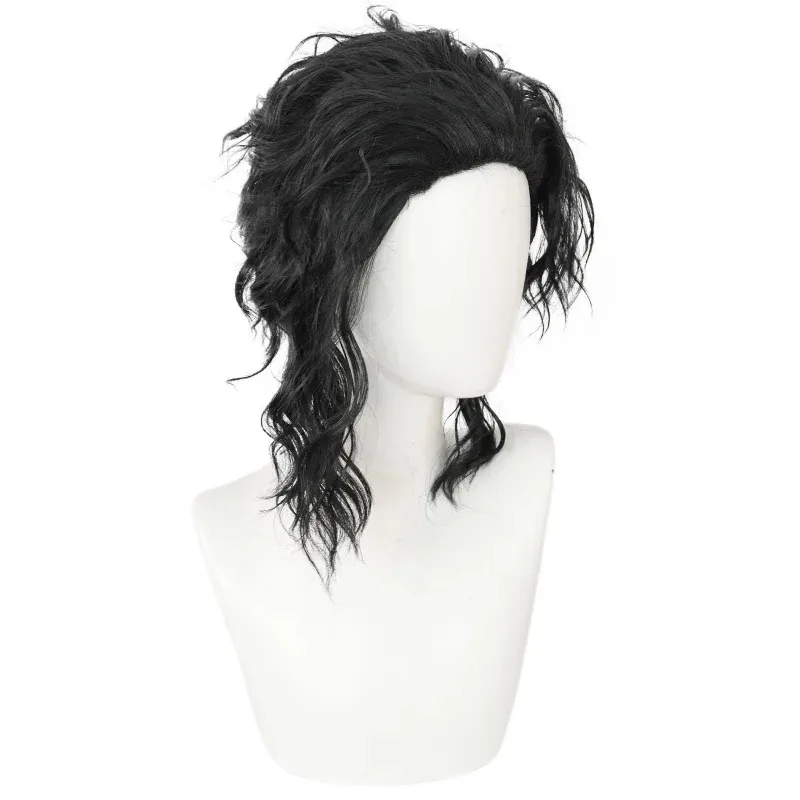 Cosplay Ebin negro Michael Jackson peluca rizada peluca cosplay peluca anime peluca José