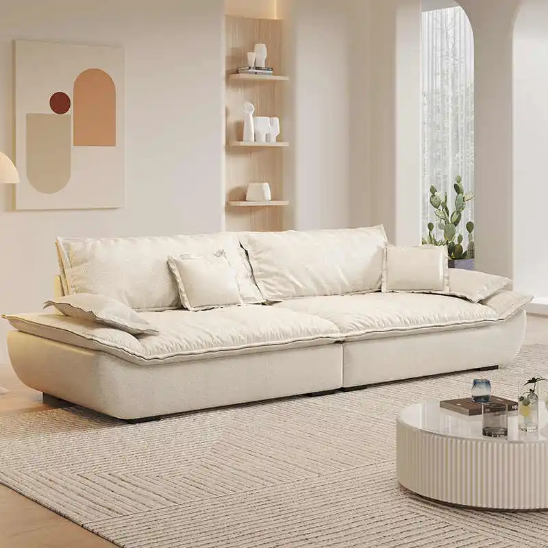 

Simple design solid wood frame modular sofa living room sofa set