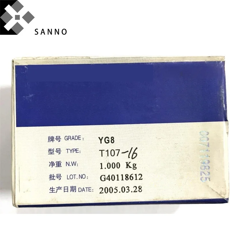 1KG YG8 YG11C T110 / T107 Carbide Geological Mine Exploration Alloy Cutter Head Welding Drilling Well Inserts