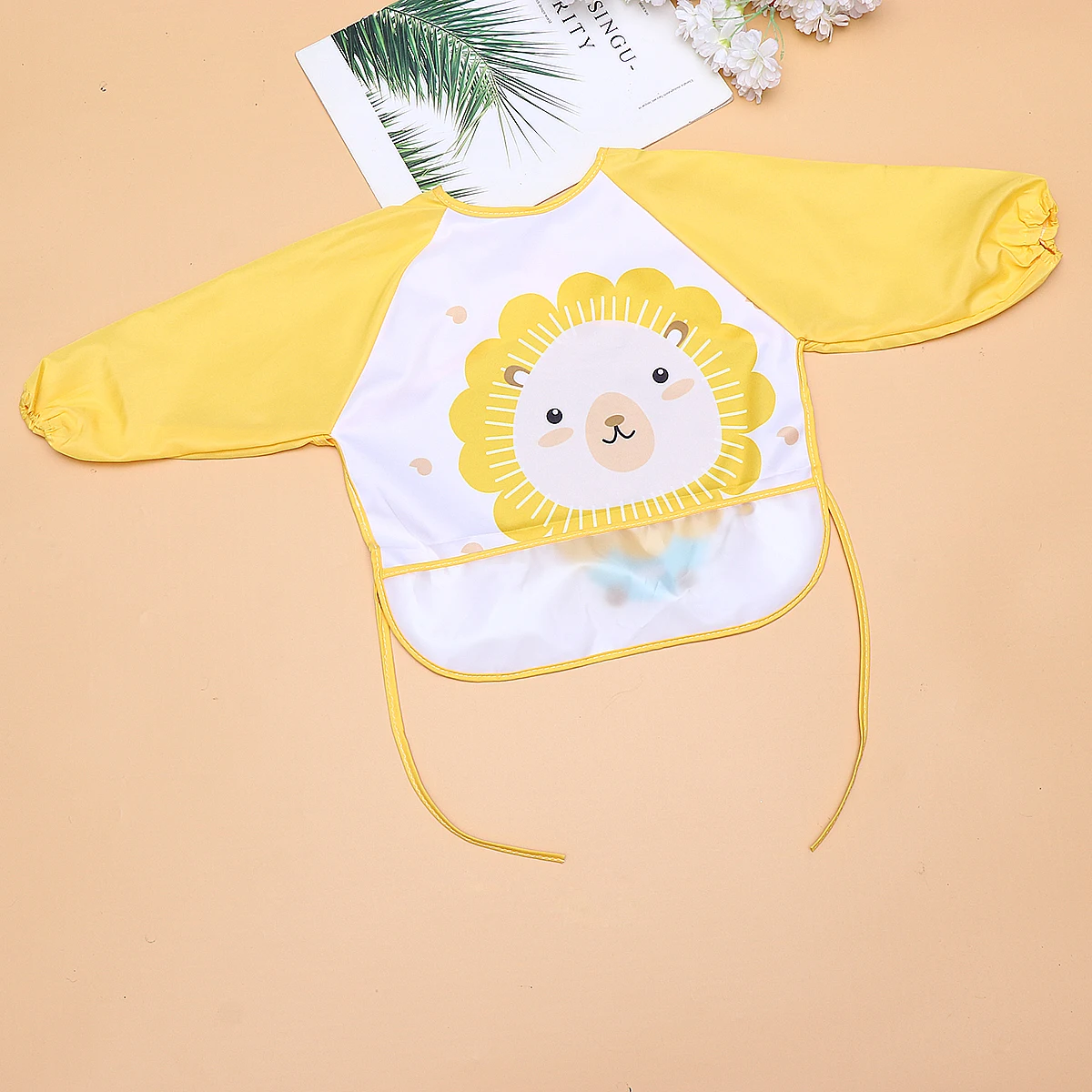 

Kids Waterproof Painting Apron High Quality Material Children Art Smock Reusable Easy Clean Eating Drawing