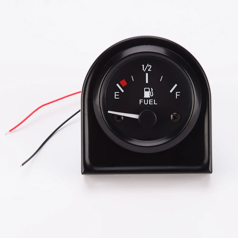 

52Mm Oil Level Gauge 12V Level Meter E-1/2-F Display For Marine Boat Yacht Racing Car Engineering Vehicle