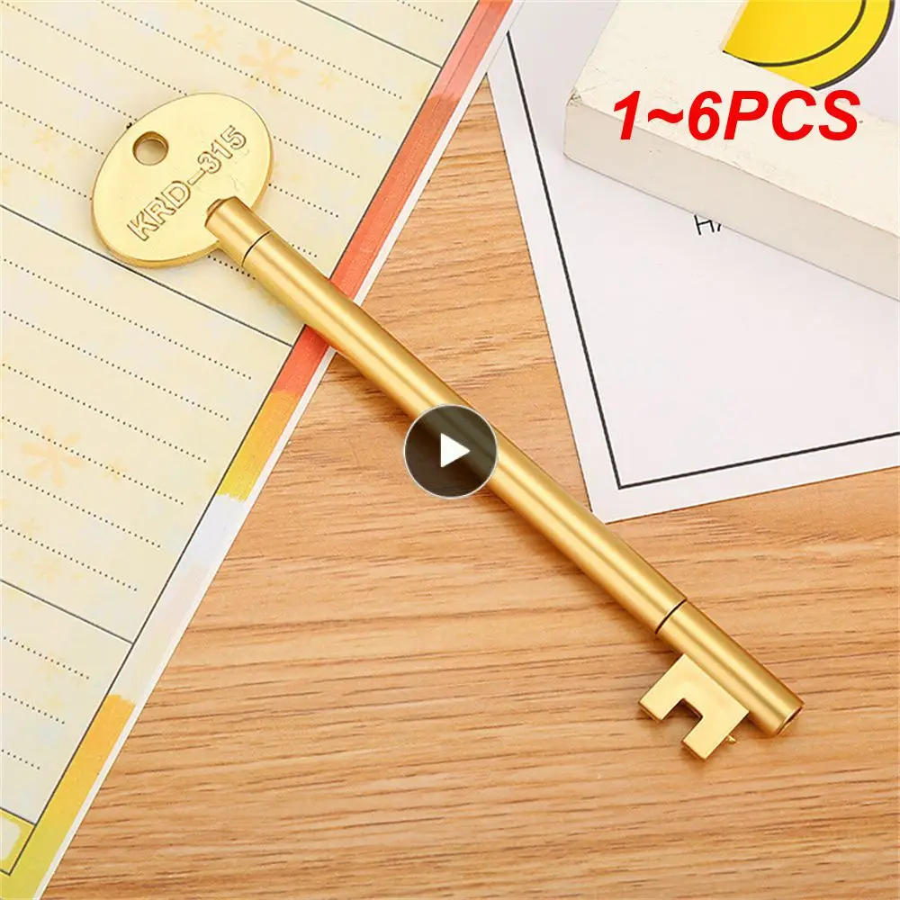 

1~6PCS Very Suitable For Students Signature Pen Creative High Quality Vintage Water-based Signature Pen The Perfect Gift Durable